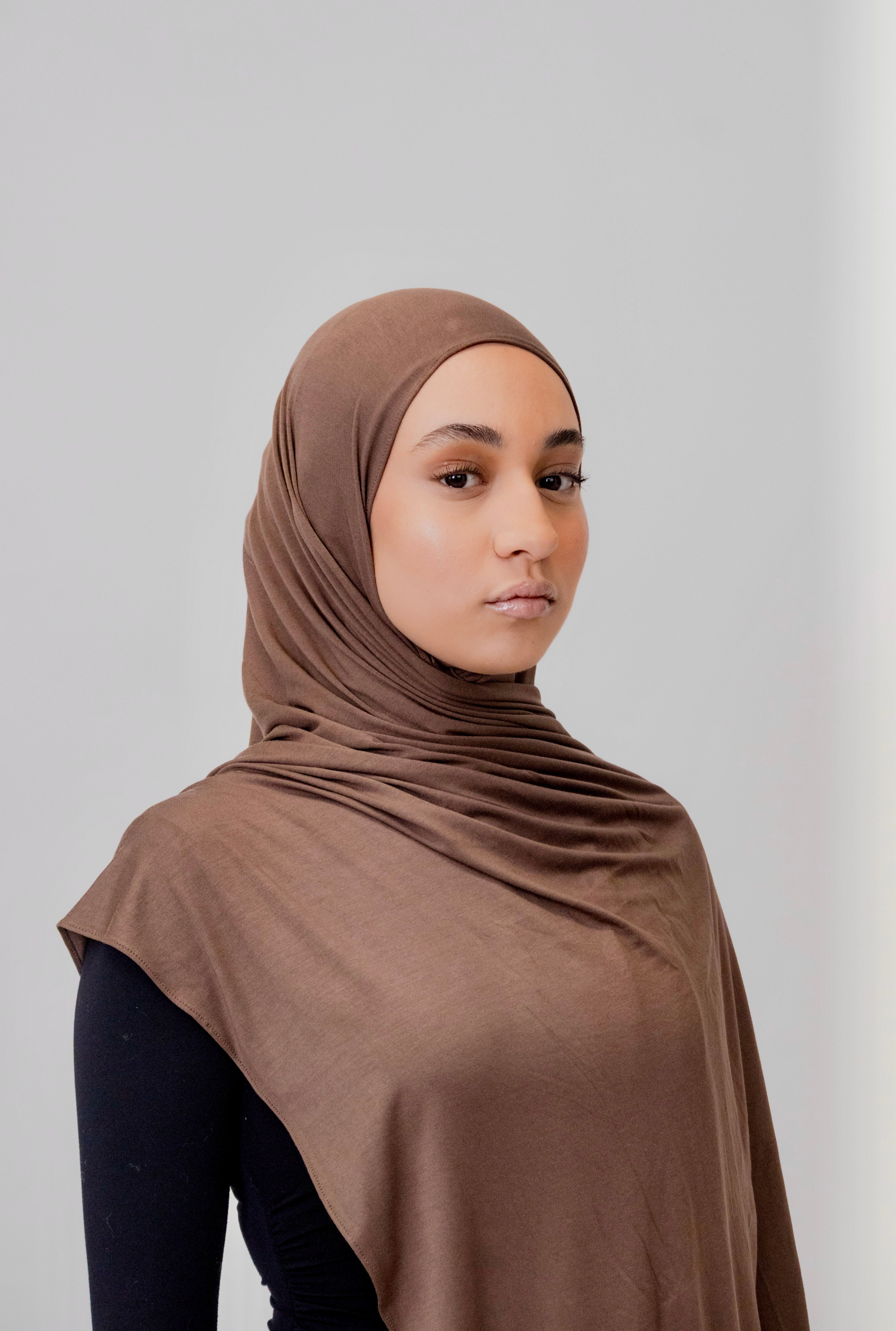 Bamboo Jersey Hijab - Technologie aimant intégré
