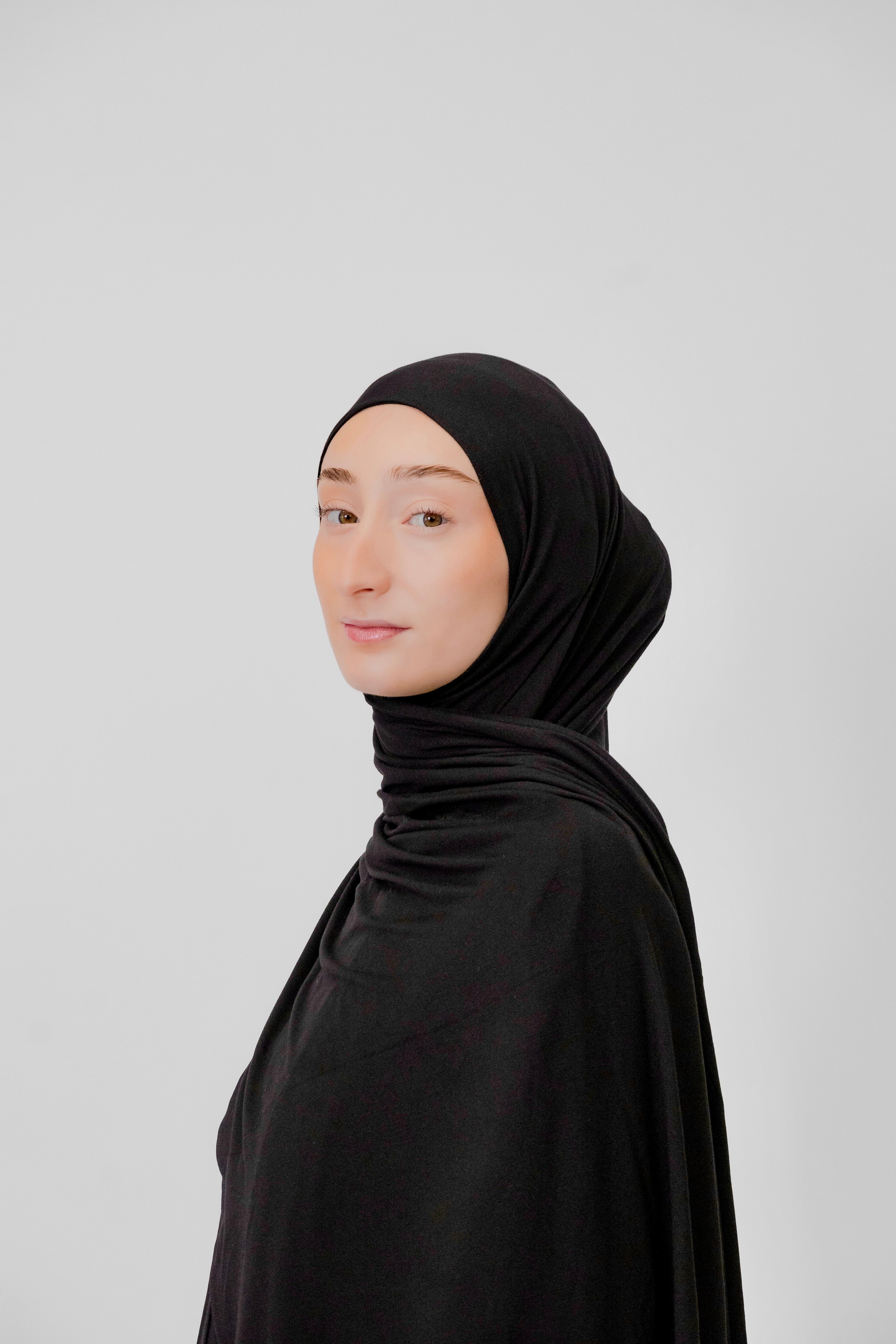 Bamboo Jersey Hijab - Technologie aimant intégré
